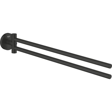 Grohe QuickFix Start - Porte-serviettes, noir mat 411832430 (1/3)