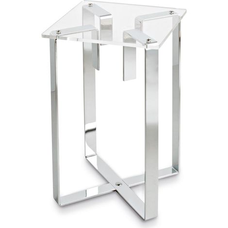 BELTRAN 2036 TABURETE Banqueta Oporto Cromo Transparente - ref: 064-2036