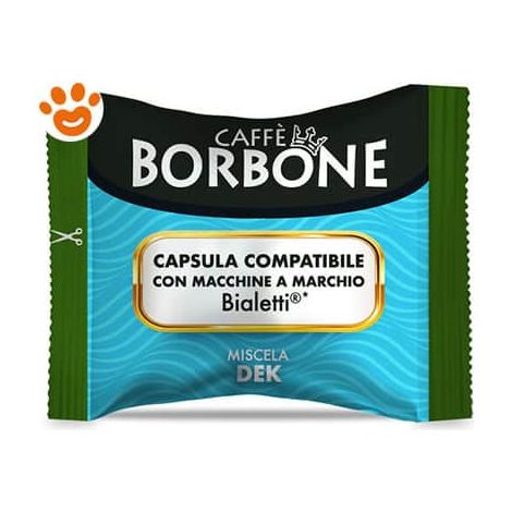 Borbone Caffè Capsule Bialetti
- Dek decaffeinato - Confezione 50 Capsule -