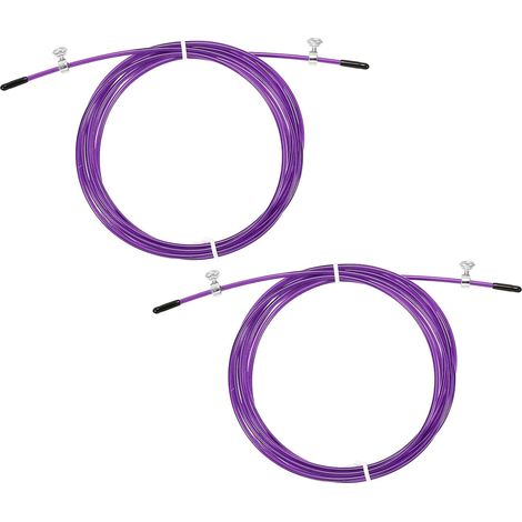 Câble de rechange pour corde à sauter de vitesse, fil d'acier de remplacement pour cordes à sauter haute vitesse (1/5)