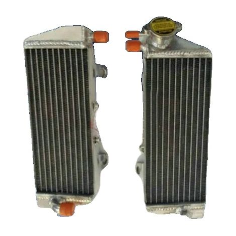 Radiador de aluminio, ajuste personalizado para 450 SX-F, refrigeración de alto rendimiento, especificaciones de conexión de manguera, construcción ligera, material duradero. (1/5)