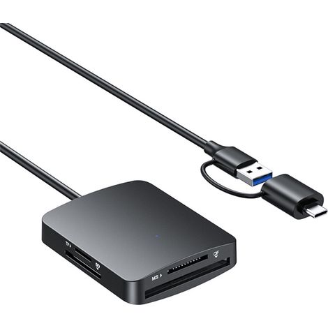 Lecteur de cartes mémoire BENFEI 4 en 1 USB-C vers adaptateur de carte SD/Micro SD/MS/CF