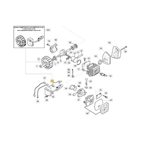 Bobina elettronica motosega modelli 2525 A2500 ORIGINALE STIGA 118805204/0