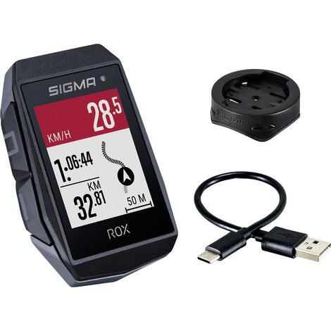 Sigma ROX 11.1 EVO Basic Fahrrad-Navi Fahrrad GPS, GLONASS, spritzwassergeschützt