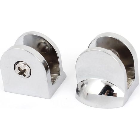 10mm d'épaisseur étagère en verre Clip Clamp support support de fixation, 2 pièces