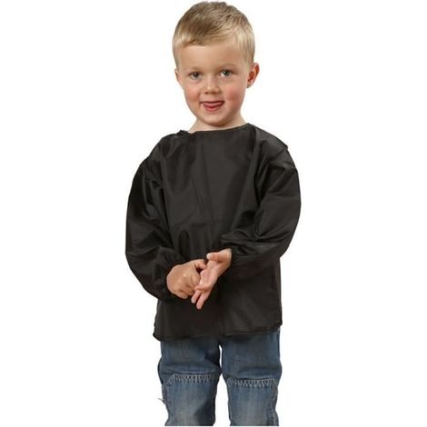 Tablier de peinture - Enfant - Noir - 37 cm - Nylon - Manches longues
