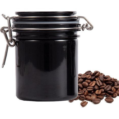 Tarro de Cafe, Bote para Café, Bote Cafe Hermetico, Recipiente Café Hermético, Botes Cocina de Almacenamiento, Adecuado para Almacenar Café, Té, Harina, Azúcar, Cereales, Semillas, Frutos Secos (1/4)