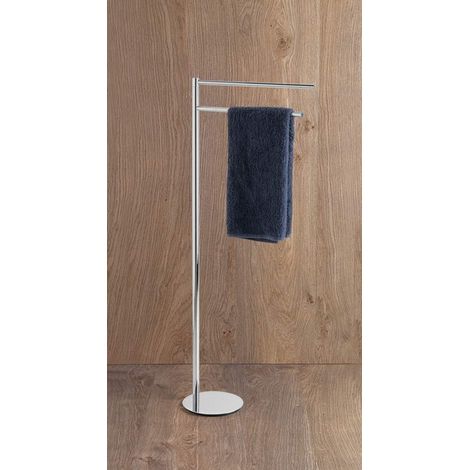 Piantana porta salviette 2 bracci Capannoli Hoop HP171 33 Cromo