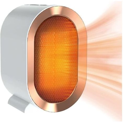 Chauffage Soufflant électrique En Céramique, Chauffage d'appoint 600W Avec 2 Réglages De Chaleur Et Protection Contre La Surchauffe Chauffage Rapide (1/4)