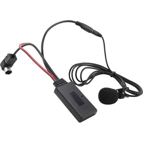 Adaptateur Bluetooth AUX pour voiture, microphone mains libres pour appels téléphoniques (1/5)