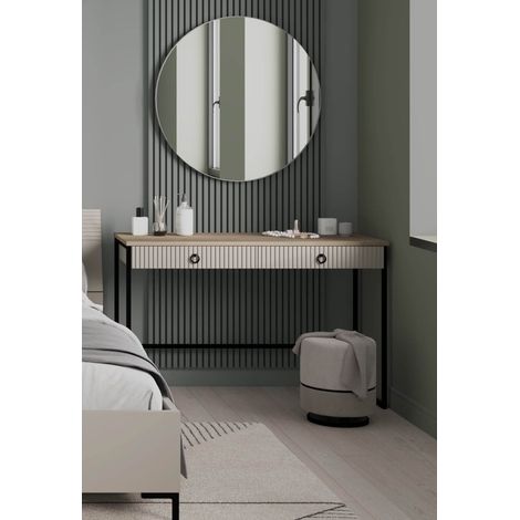 Coiffeuse moderne gris cachemire Lucenza (1/4)