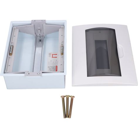 Boîte de distribution 12 voies couvercle transparent boîtier de disjoncteur de jonction Rail DIN pour l'alimentation