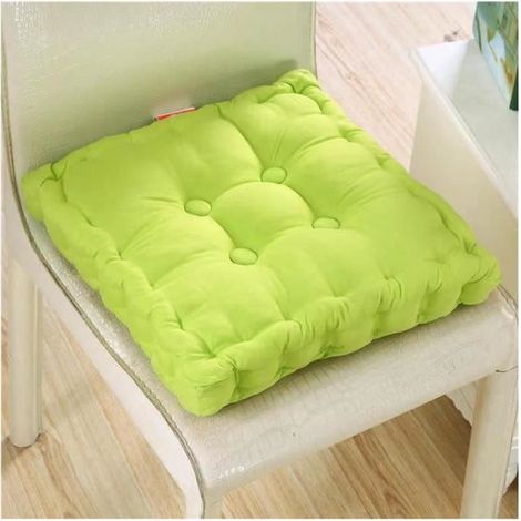 Coussin de Chaise - YOUCAI - Set de 2 - 40x40cm - Vert - Synthétique - Non déhoussable (1/4)