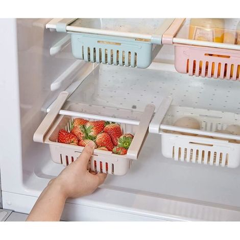 Boite De Rangement Pour Refrigerateur - Tiroir Escamotable - PP - 20x16x8 Cm (1/4)