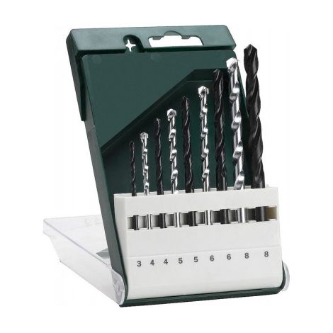 Juego de brocas bosch 9 piezas acero metal hormigón