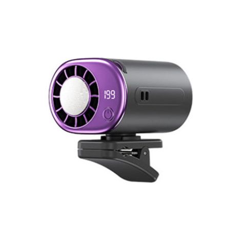 Beyamis Ventilateur voiture pince – 360°, 199 vitesses, USB, extérieur (rose) (1/5)