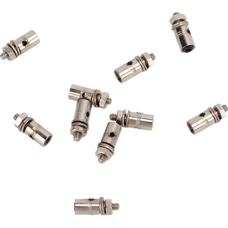 Lot de 10 pièces : Accouplement de tige de poussée servo de 1,3 mm, butée de liaison réglable (1/5)