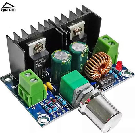 Module d'alimentation abaisseur DC-DC XL4016E1, carte de régulateur de tension CC réglable haute puissance, 8A avec régulation de tension.