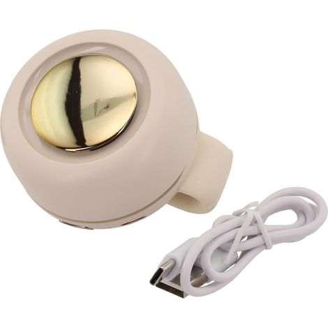 Ventilateur à clip ceinture flux d'air rotatif 360° 3 vitesses portable mains libres sous vêtement travaux extérieurs blanc (1/5)