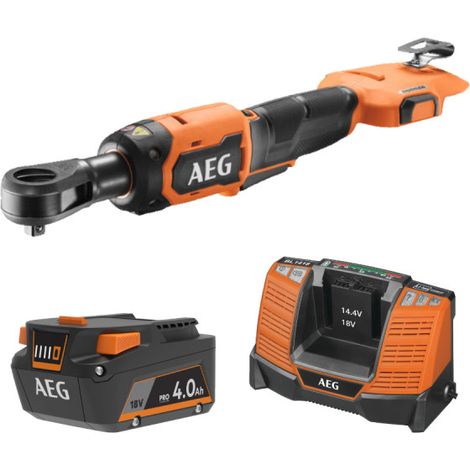 Pack AEG 18V - Clé à cliquet Brushless 75Nm - Batterie 4.0 Ah - Chargeur (1/4)
