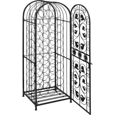 Maison Exclusive - Flaschenregal für 45 Flaschen Metall (1/5)