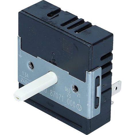 Interrupteur de plaque de cuisson compatible avec AEG Electrolux EGO 50.87071.000 pour cuisinière 389082401 3890824018 140013339019 (1/5)