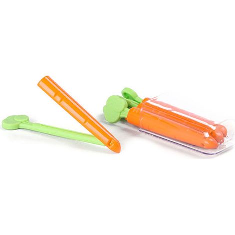5 clips en plastique pour sacs à pain hermétiques et boîtes de conservation alimentaire, idéaux pour la maison et la cuisine. (1/5)