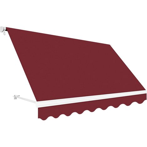 Store Extérieur Balcon Enroulable 300x250cm Cerise – Polyester