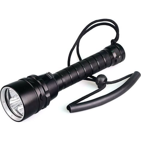 BigMac Cree L2 LED Plongée sous-Marine Lampe Torche 100M Submarine étanche Batterie Rechargeable Lumière et Chargeur Inclus (1/4)