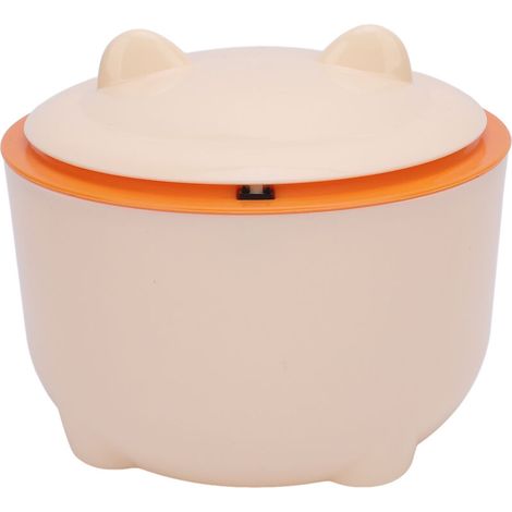 Luocute Poubelle de Caca de Chat Peut, Poubelle de Litière pour Chats avec Couvercle, Matériau PP, Déchets Multifonctionnels de Poubelle de Poubelle, Conception de Sauvegarde pour Chat,