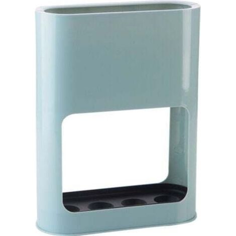 Porte-parapluie ovale bleu pour 4 personnes, rangeable, belle finition (1/3)