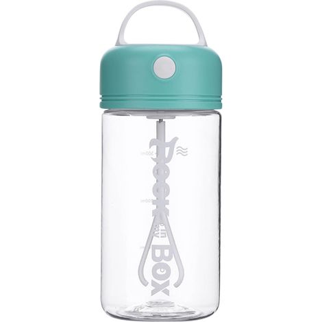 Blender Cup - 380 Ml Graduated Mixing Cup - 7000 Rpm Motor - For Protein Powder Smoothies Shakes - Portable With Handle - Requires 2 X Aaa Batteries (1/5)