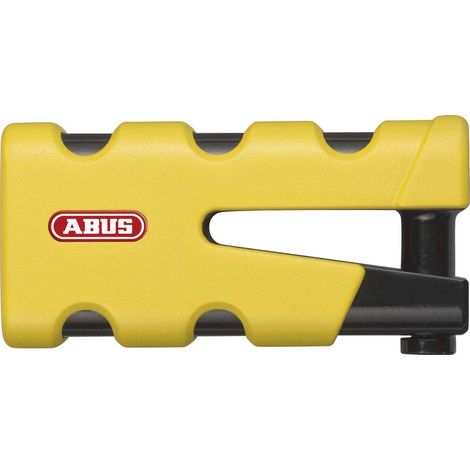 ABUS BLOQUE DISQUE GRANIT SLEDG 77 GRIP YELLOW - ANTIVOL MOTO AVEC CYLINDRE XPLUS SÉCURISÉ ET CÂBLE DE RAPPEL - NIVEAU DE SÉCURI