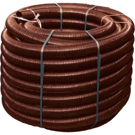 TEN – Conduit flexible PVDF Ø80 mm – Longueur 1 mètre – Résistance aux fumées jusqu'à 160°C – Pour chaudières à condensation (1/2)