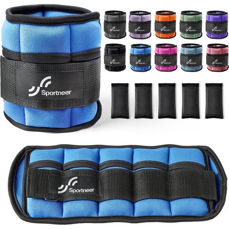 Knöchelgewichte 1 Paar 4,5 kg Handgelenkgewichte Fitness Blau (1/5)