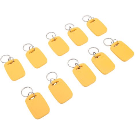 BUNTHAUS Lot de 10 cartes d'identification IC lisibles et inscriptibles, porte-clés multifonctions à double fréquence pour zones résidentielles, parkings, entreprises et centres commerciaux. (1/5)