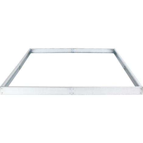 Zelsius Marco de cimentación de acero 250 x 189 x 10 cm Cimentación de acero galvanizado (1/2)