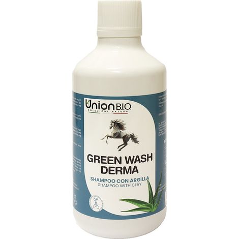 Green Wash Derma Shampoo delicato con oli essenziali e argilla bianca 500 ml