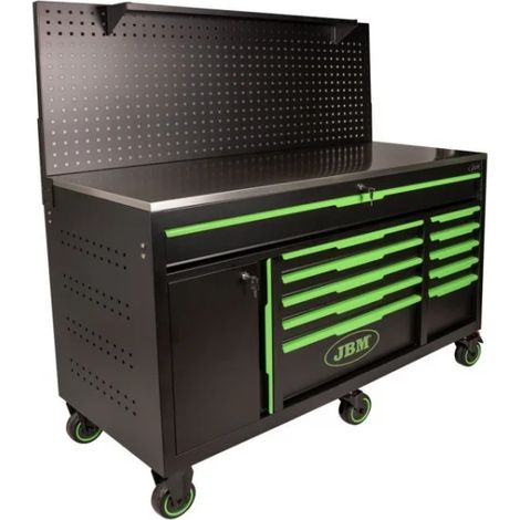 JBM 54510 Cassettiera mobile portautensili 11 cassetti e vano