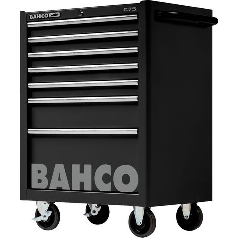 Bahco Classic Werkstattwagen 26 mit 7 Schubladen, schwarz