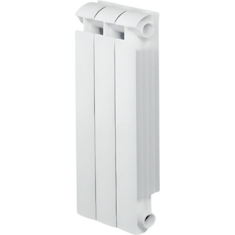 Radiador de fundición de aluminio 486W calefacción central 3 elementos KLASS 800 blanco