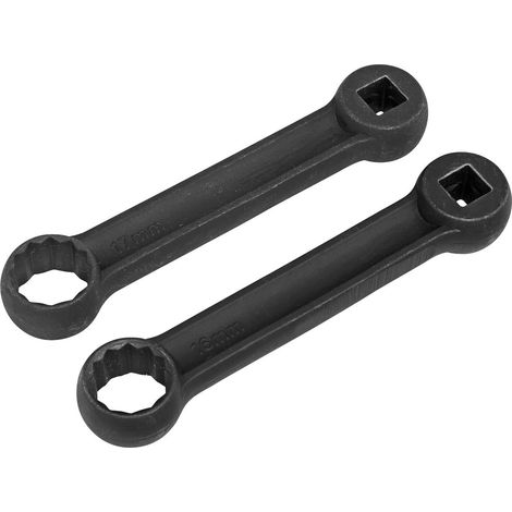 Sealey Mercedes Benz Engine Mount Bolt Spanner 16 & 17mm 2pc 3/8""D VS3005