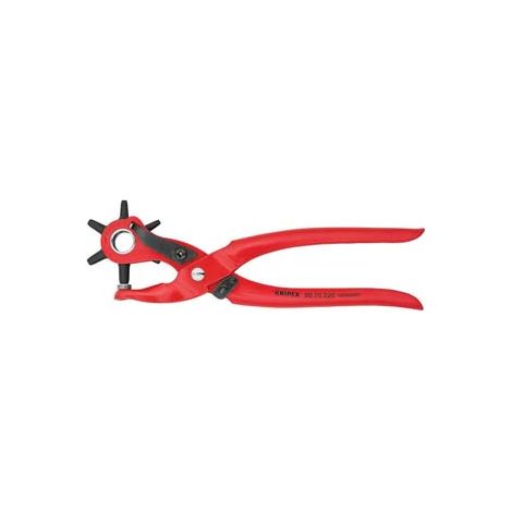 PINZA FUSTELLATRICE A 6 FUSTELLE  mm.220    KNIPEX