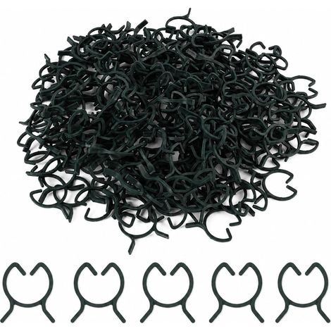 200 Pièces Clips de Support pour Plantes, Petits Clips pour Plantes 30 mm x 25 mm pour Tomates, Légumes, Fruits et Plantes Grimpantes, Fixation Jardin et Serre (1/5)