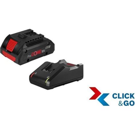 Set batterie Bosch Professional ProCORE 18V 4,0Ah + Chargeur GAL 18V-40 - 1600A01U7U (1/2)