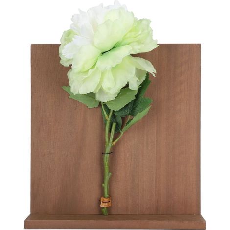 Fleurs Artificielles Décoratives à Accrocher avec Planche en Bois pour Mur Salon Chambre (1/5)
