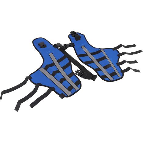 Attelle pour patte arrière de chien respirante, élastique et antichoc, protection pour pattes de chien et animaux de compagnie, taille L (1/5)