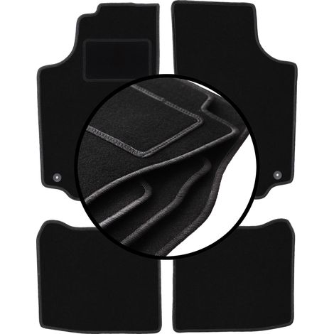 Komplettset Veloursmatten für: Opel Combo C Kombivan (2001-2011)