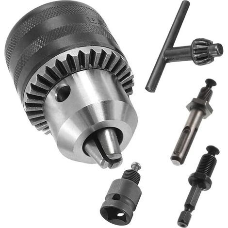 1,5-13mm Mandrin Perceuse 1/2-20 UNF Changement Rapide Mandrin Pour Percer Perceuse Électrique Conversion, OUYLAF (1/4)