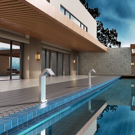 Imex -  Cascada Piscina de Acero S.316 Acero S.304 Serie  Niagara